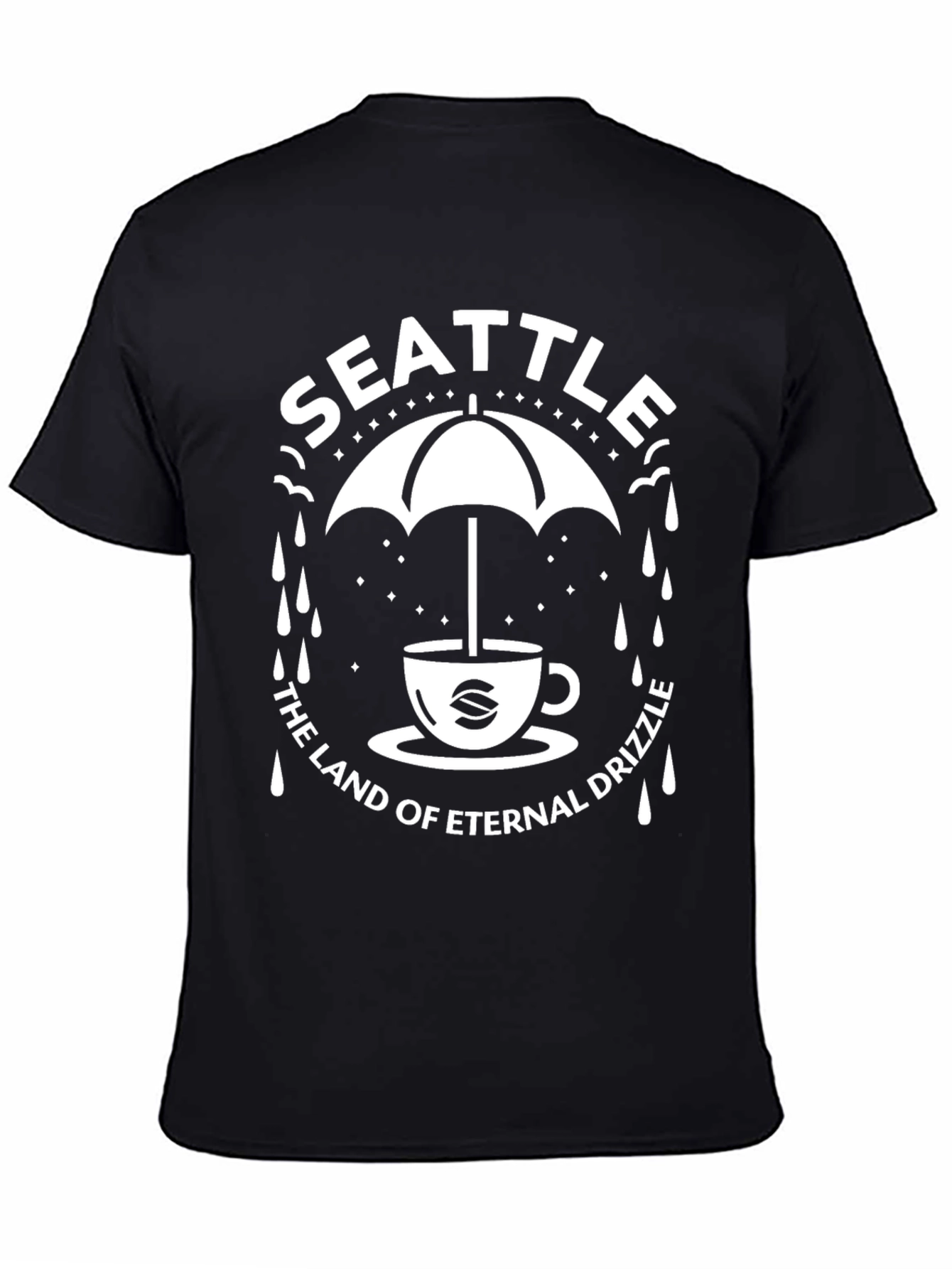 Seattle Eternal Drizzle Graphic T-Shirt