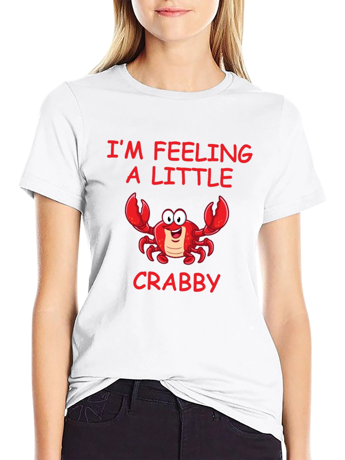 Feeling Crabby Graphic Tee - Black Cotton Shirt