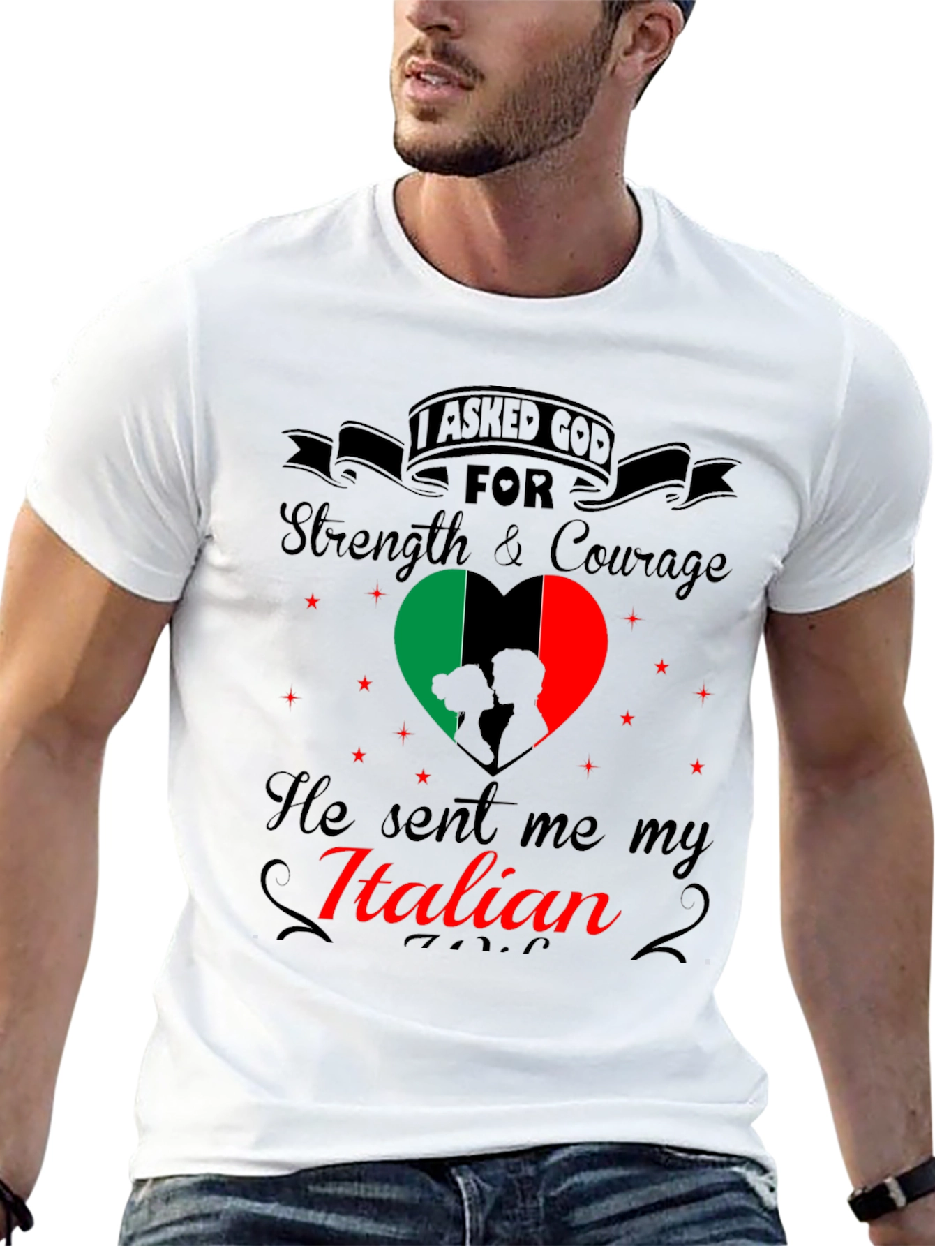 Italian Pride T-Shirt: God Sent Me My Italian