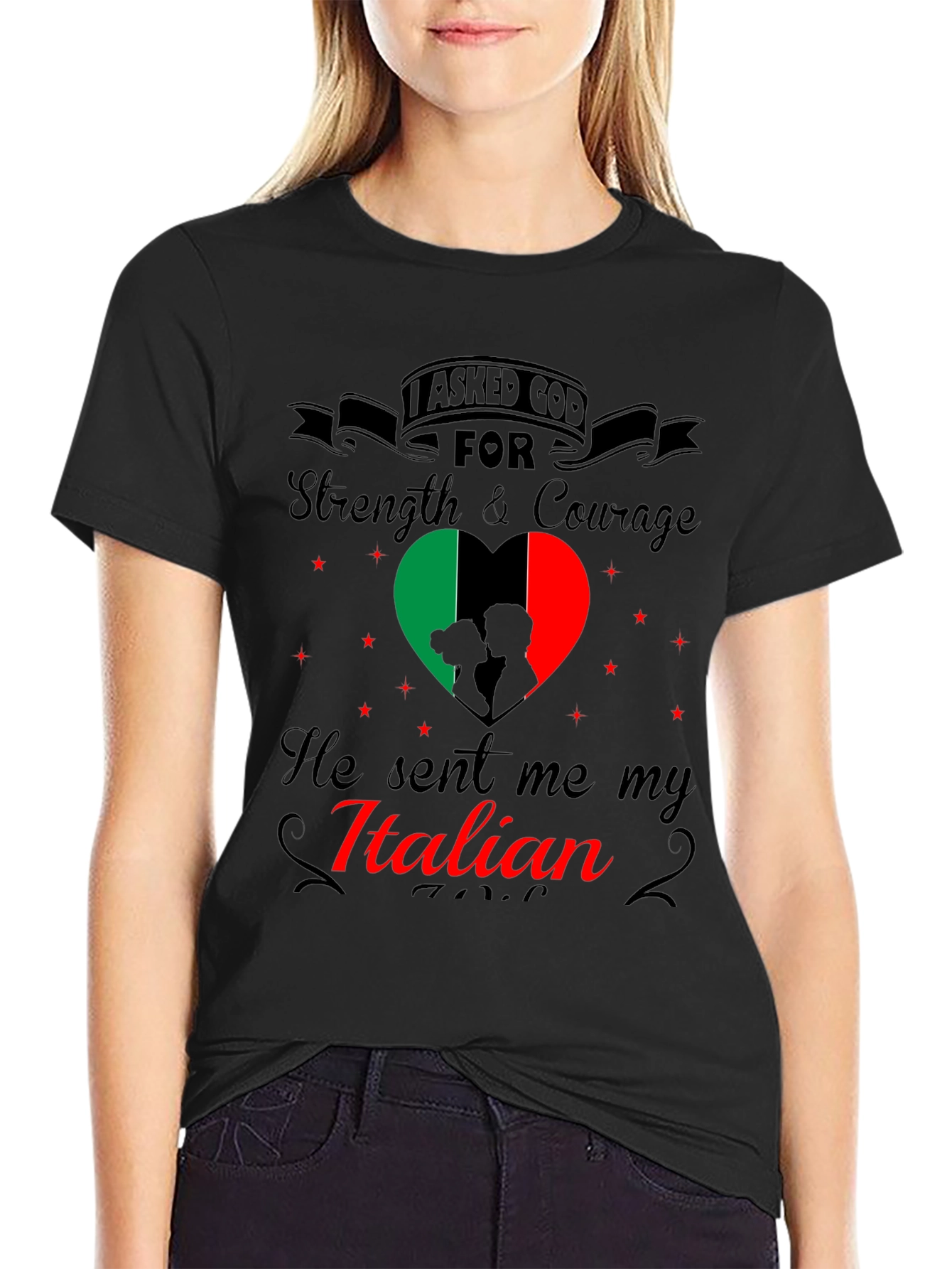 Italian Pride T-Shirt: God Sent Me My Italian