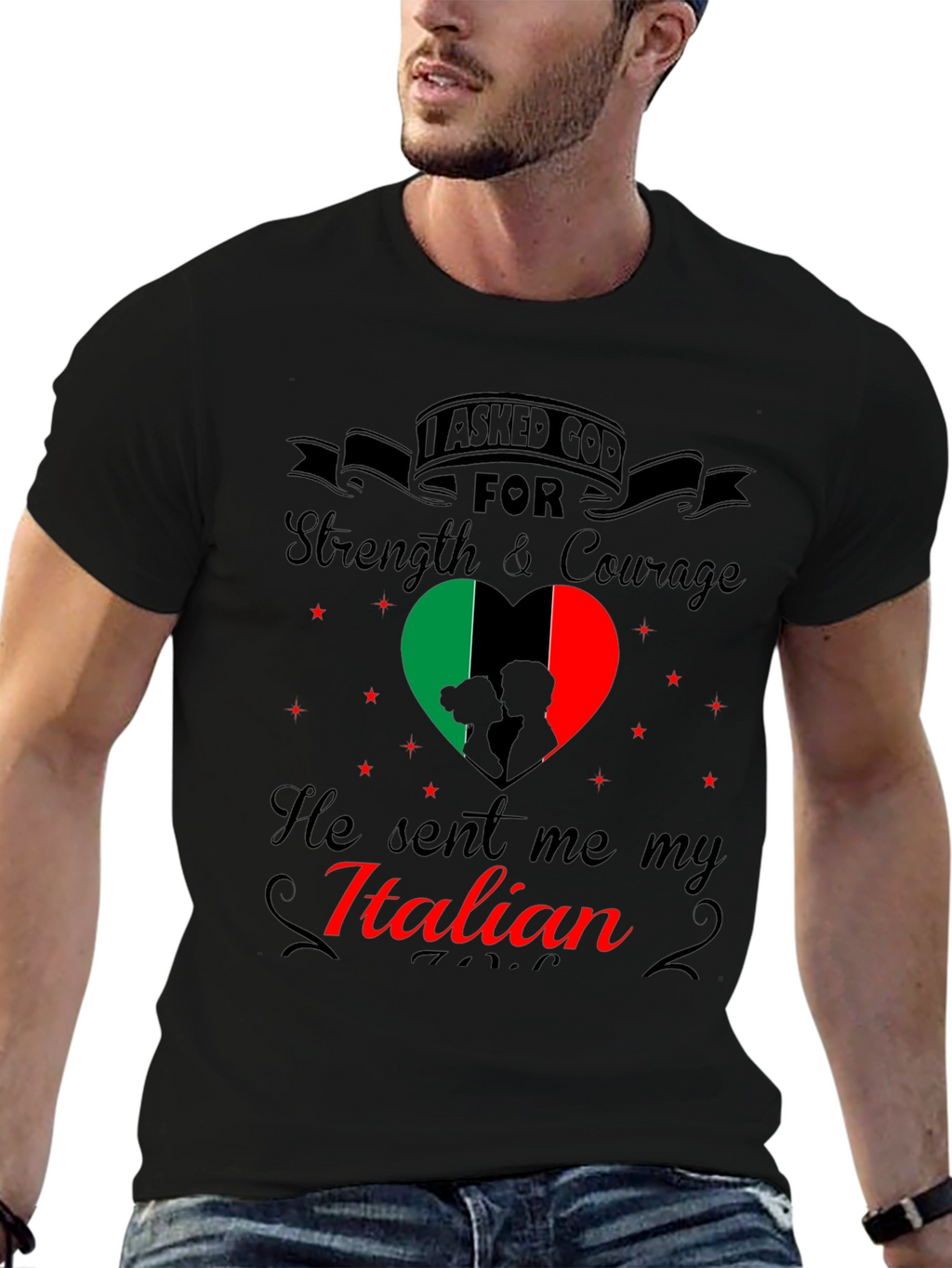 Italian Pride T-Shirt: God Sent Me My Italian