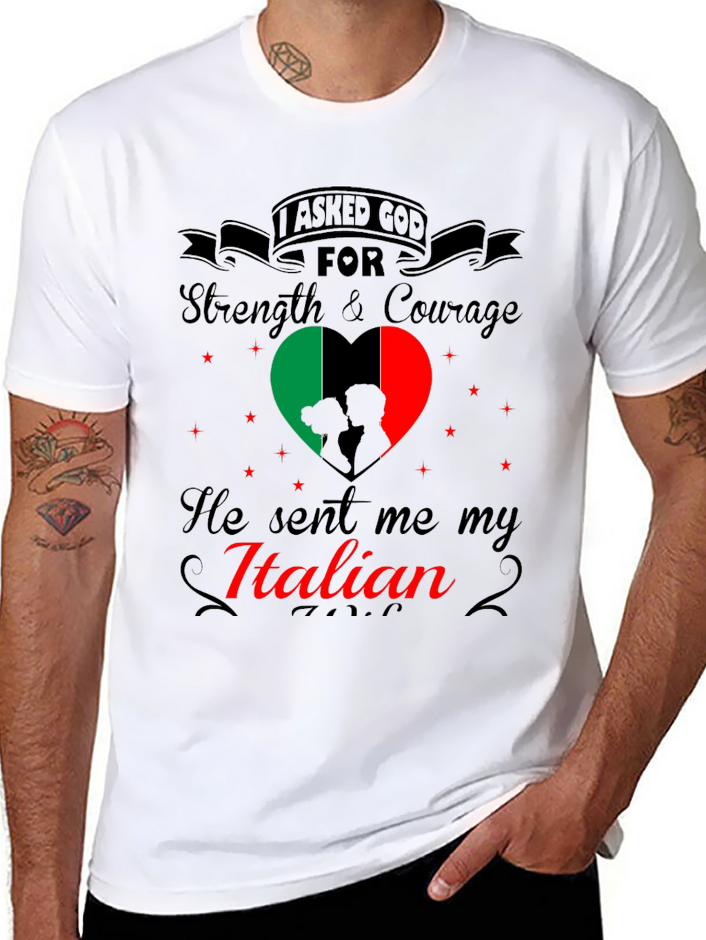 Italian Pride T-Shirt: God Sent Me My Italian