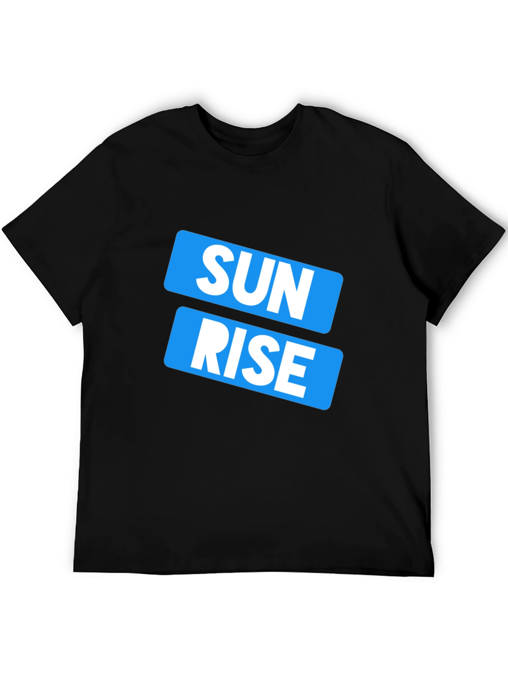 Sunrise Graphic Print Crew Neck Mens T-Shirt