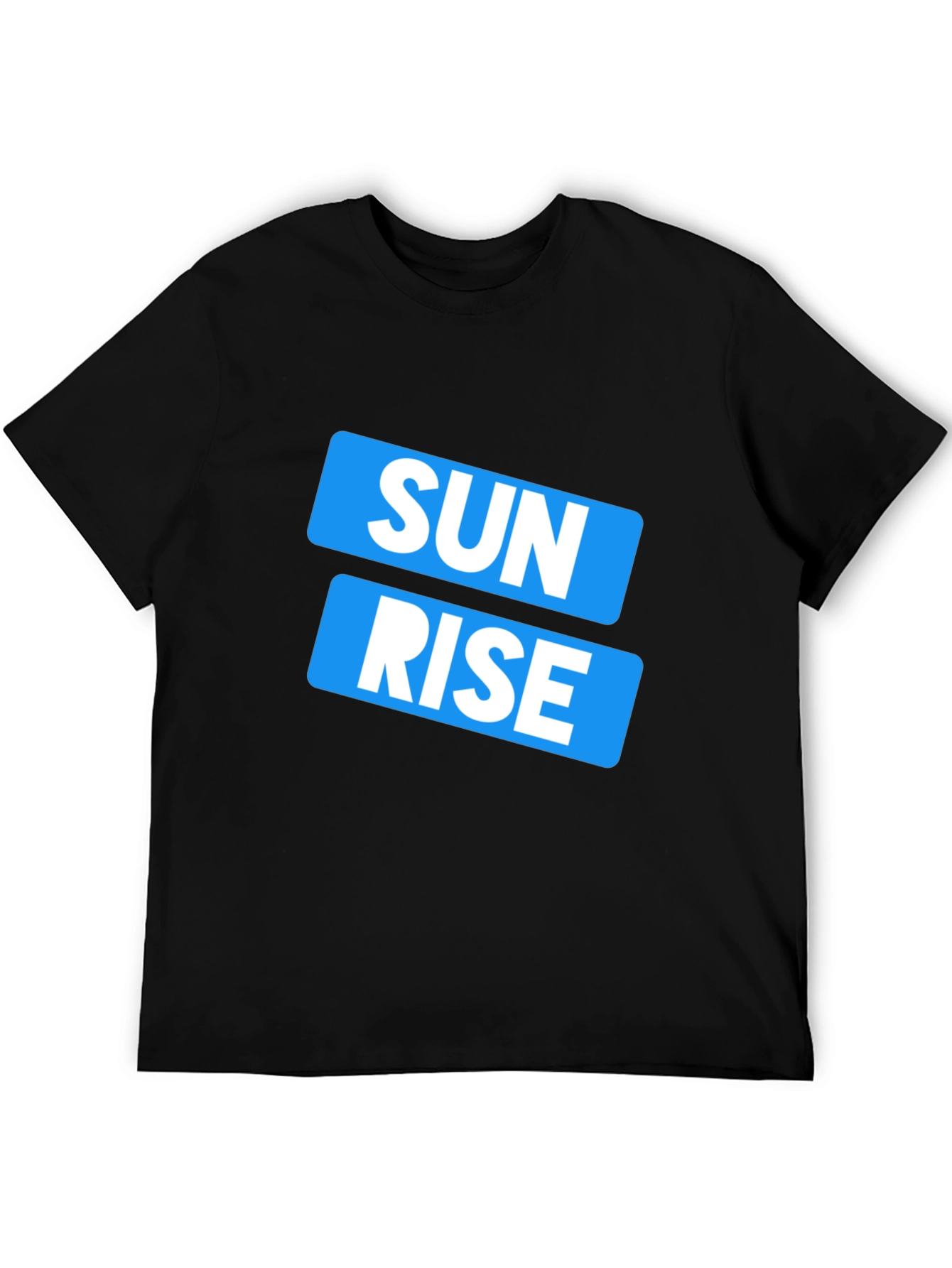 Sunrise Graphic Print Crew Neck Mens T-Shirt