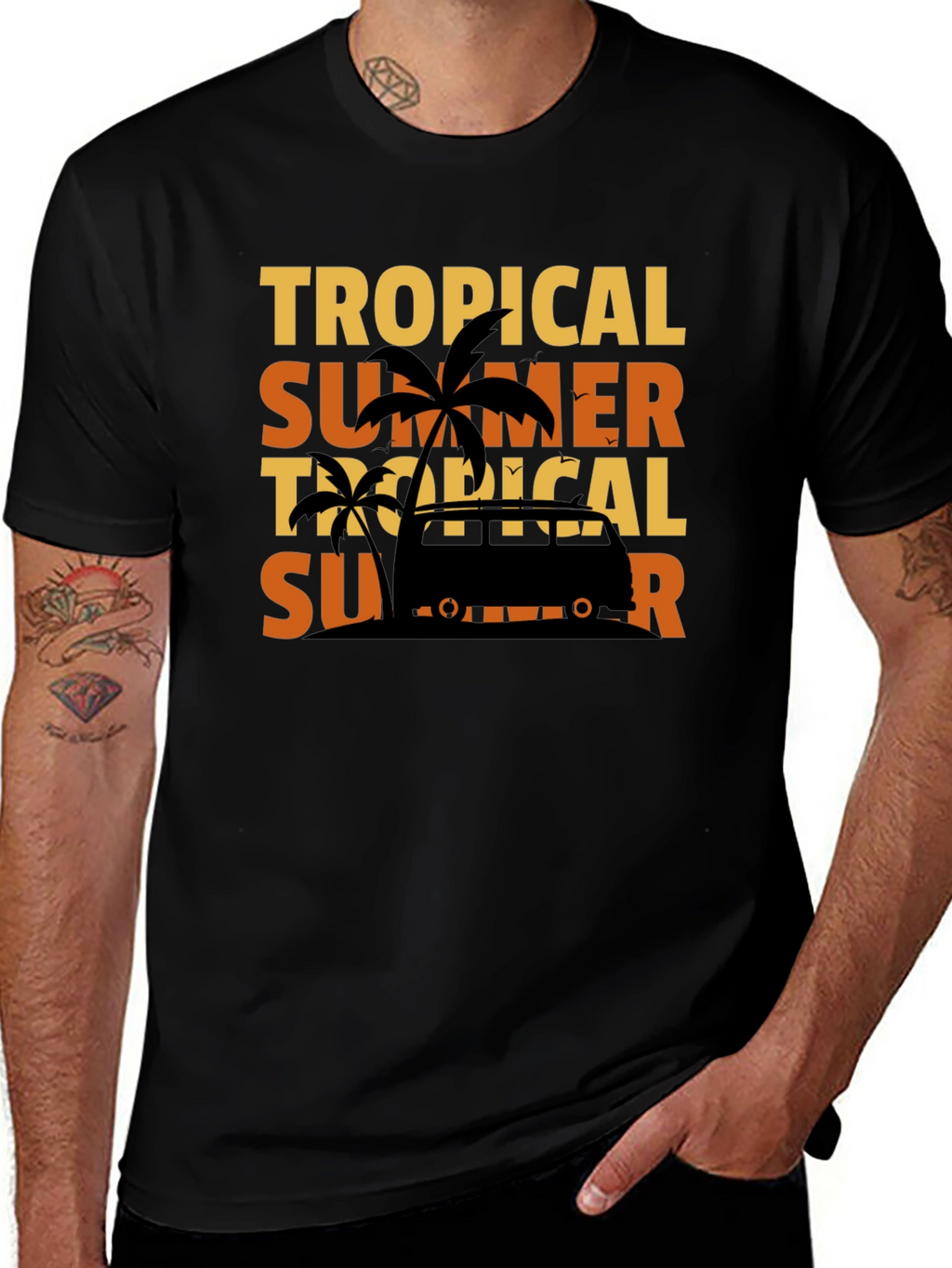 Tropical Summer T-Shirt - Vacation Ready