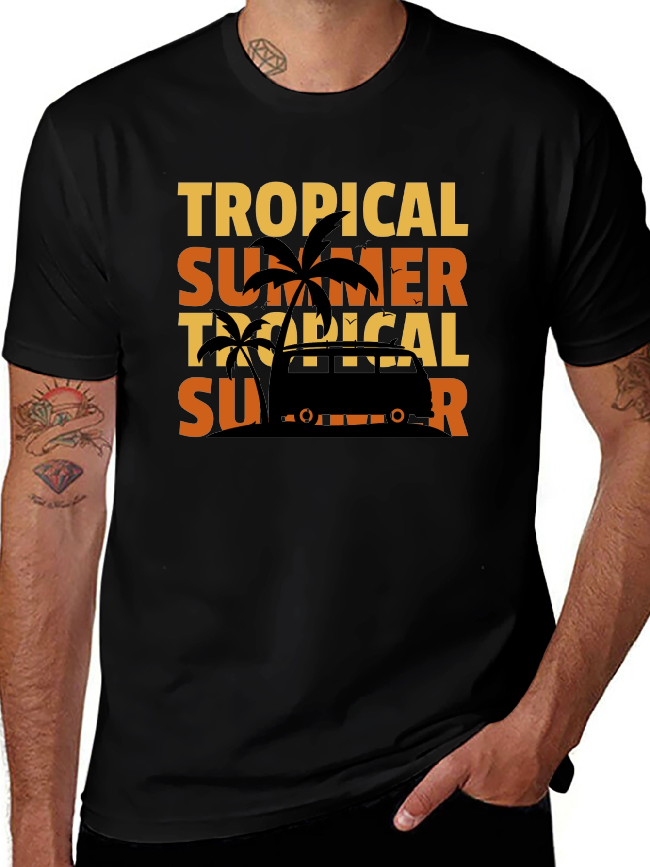 Tropical Summer T-Shirt - Vacation Ready