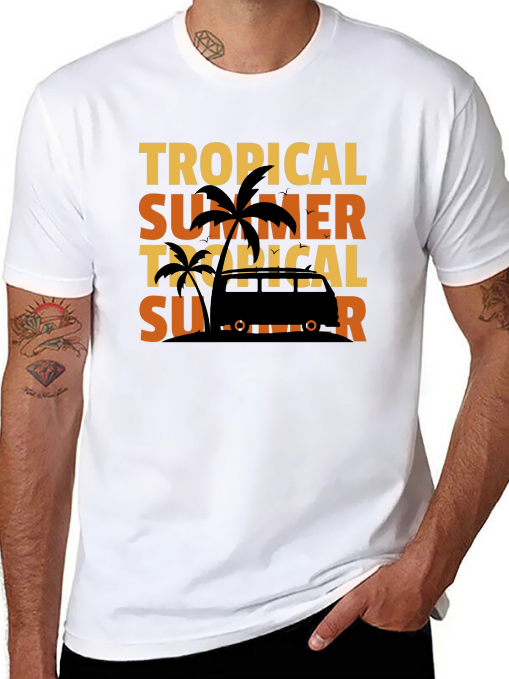 Tropical Summer T-Shirt - Vacation Ready