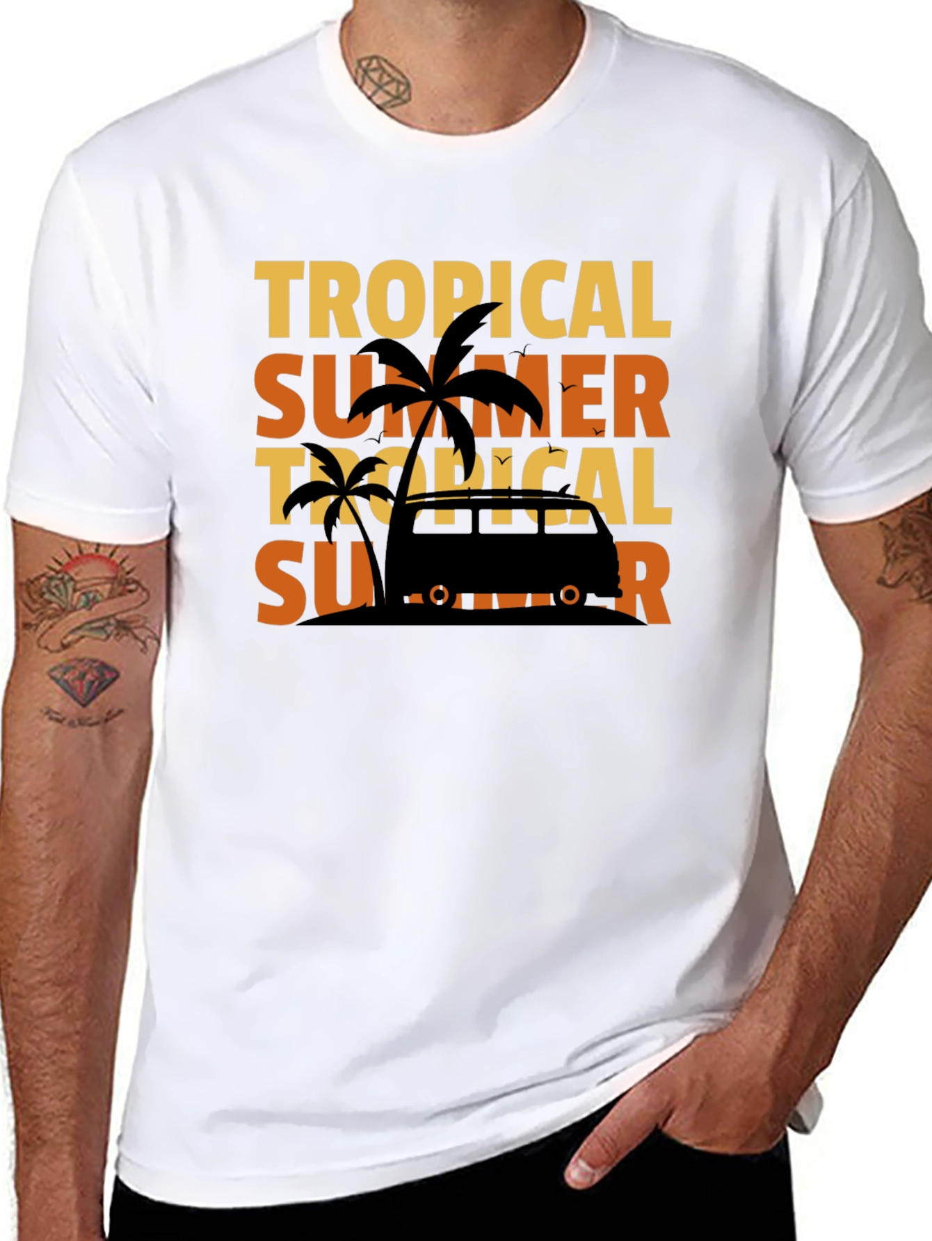 Tropical Summer T-Shirt - Vacation Ready