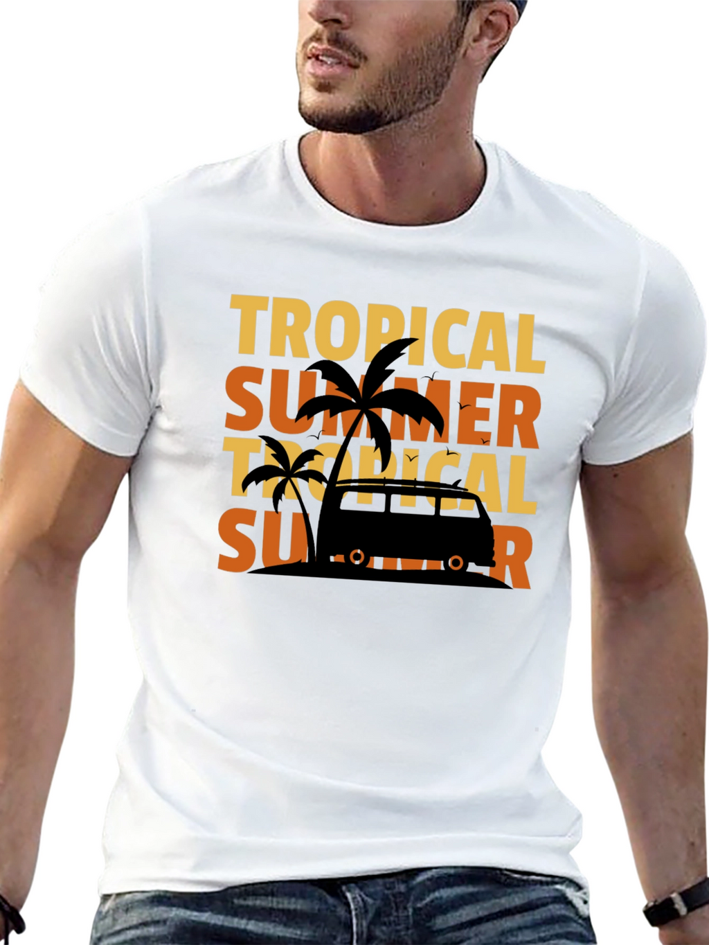 Tropical Summer T-Shirt - Vacation Ready
