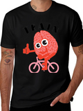 Train Your Brain T-Shirt - Cycling Brain