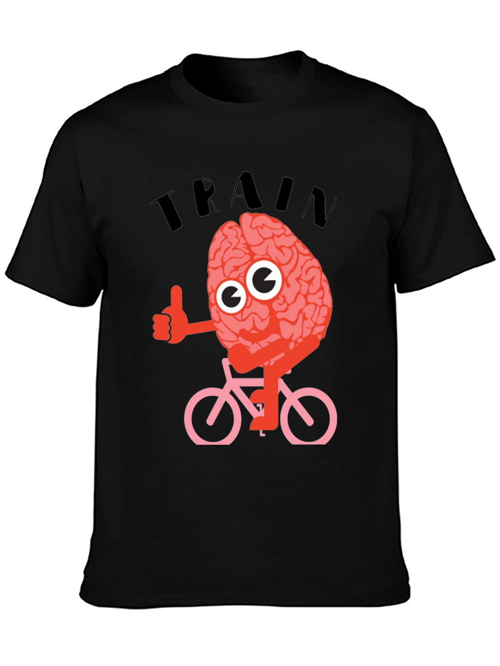 Train Your Brain T-Shirt - Cycling Brain