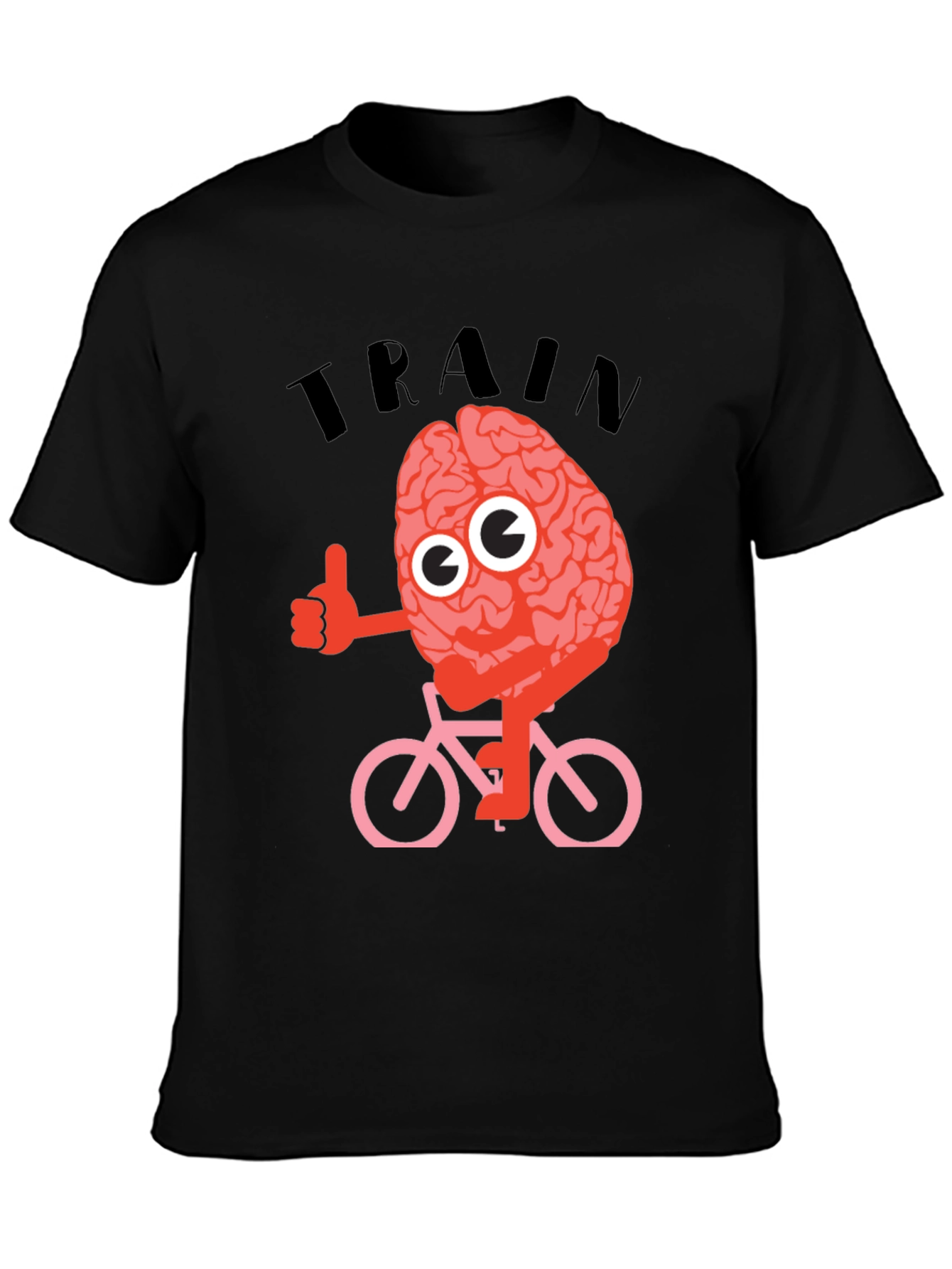 Train Your Brain T-Shirt - Cycling Brain