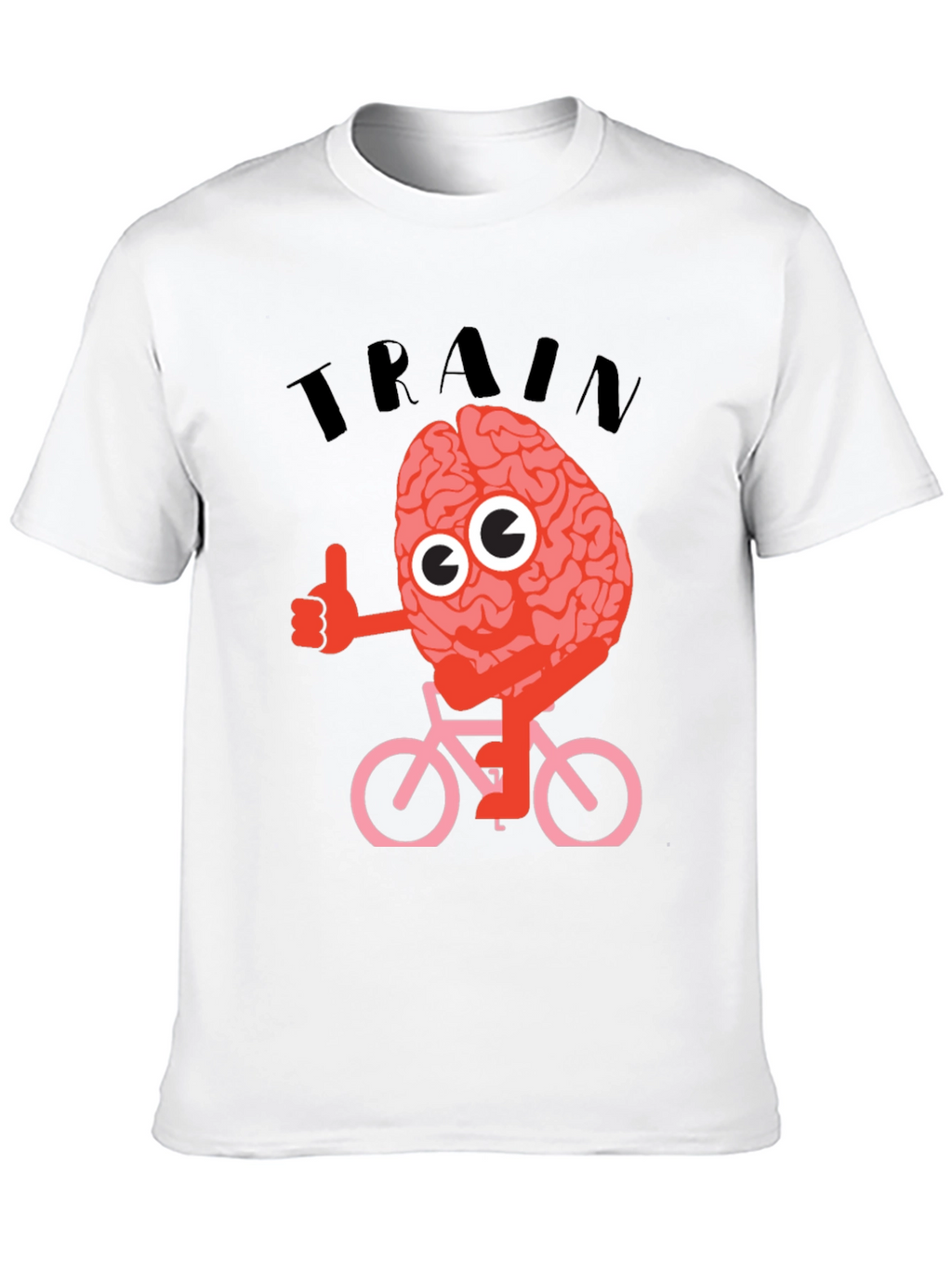 Train Your Brain T-Shirt - Cycling Brain