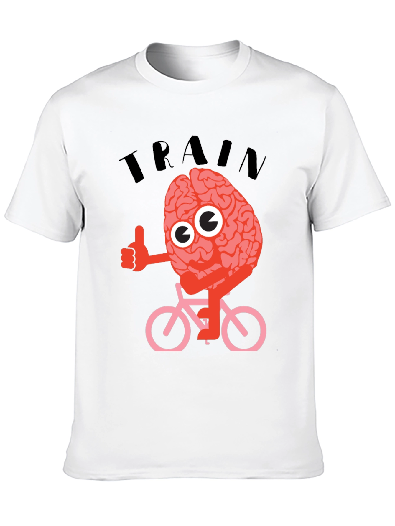 Train Your Brain T-Shirt - Cycling Brain