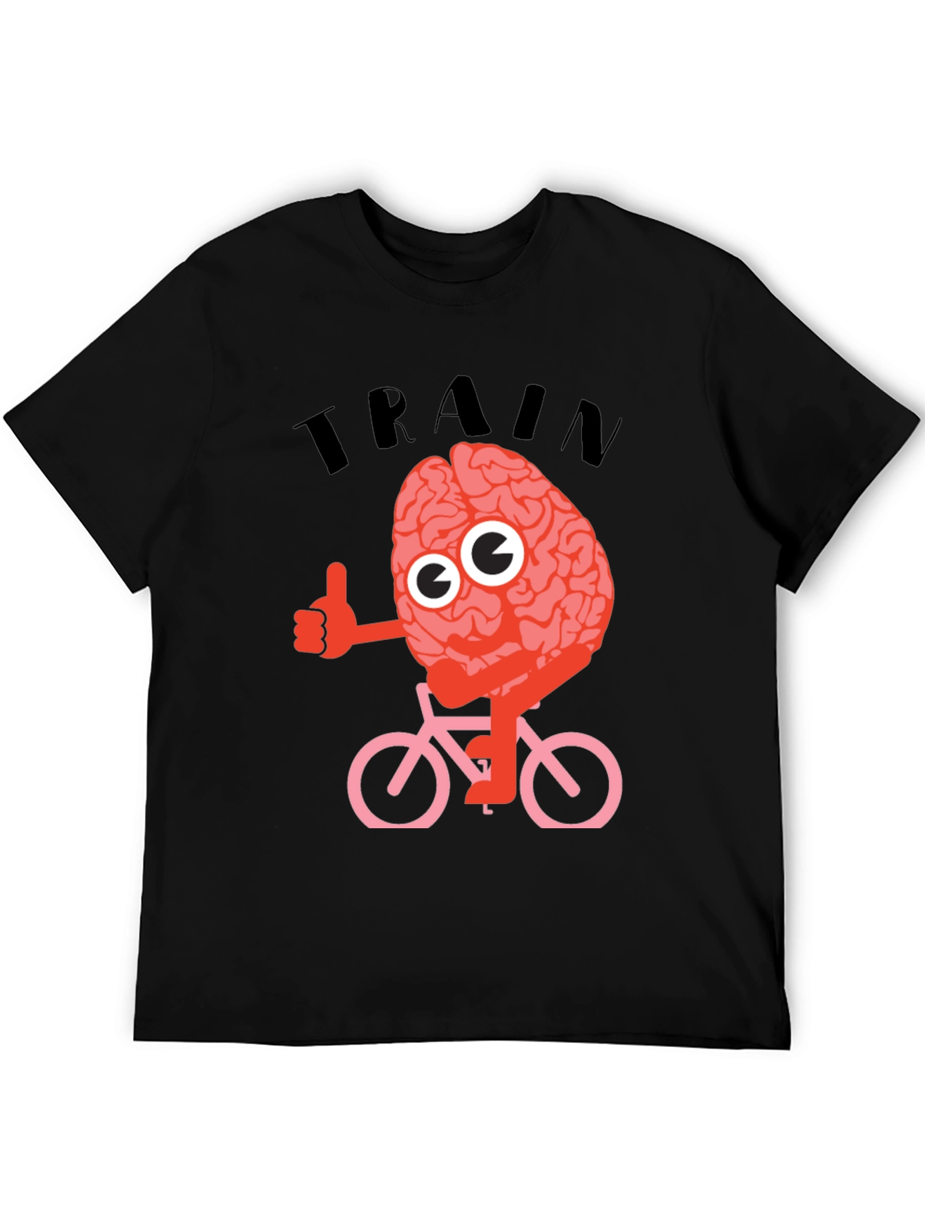 Train Your Brain T-Shirt - Cycling Brain