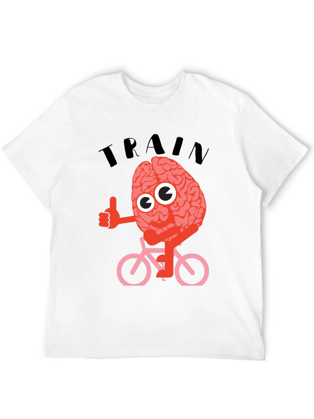 Train Your Brain T-Shirt - Cycling Brain