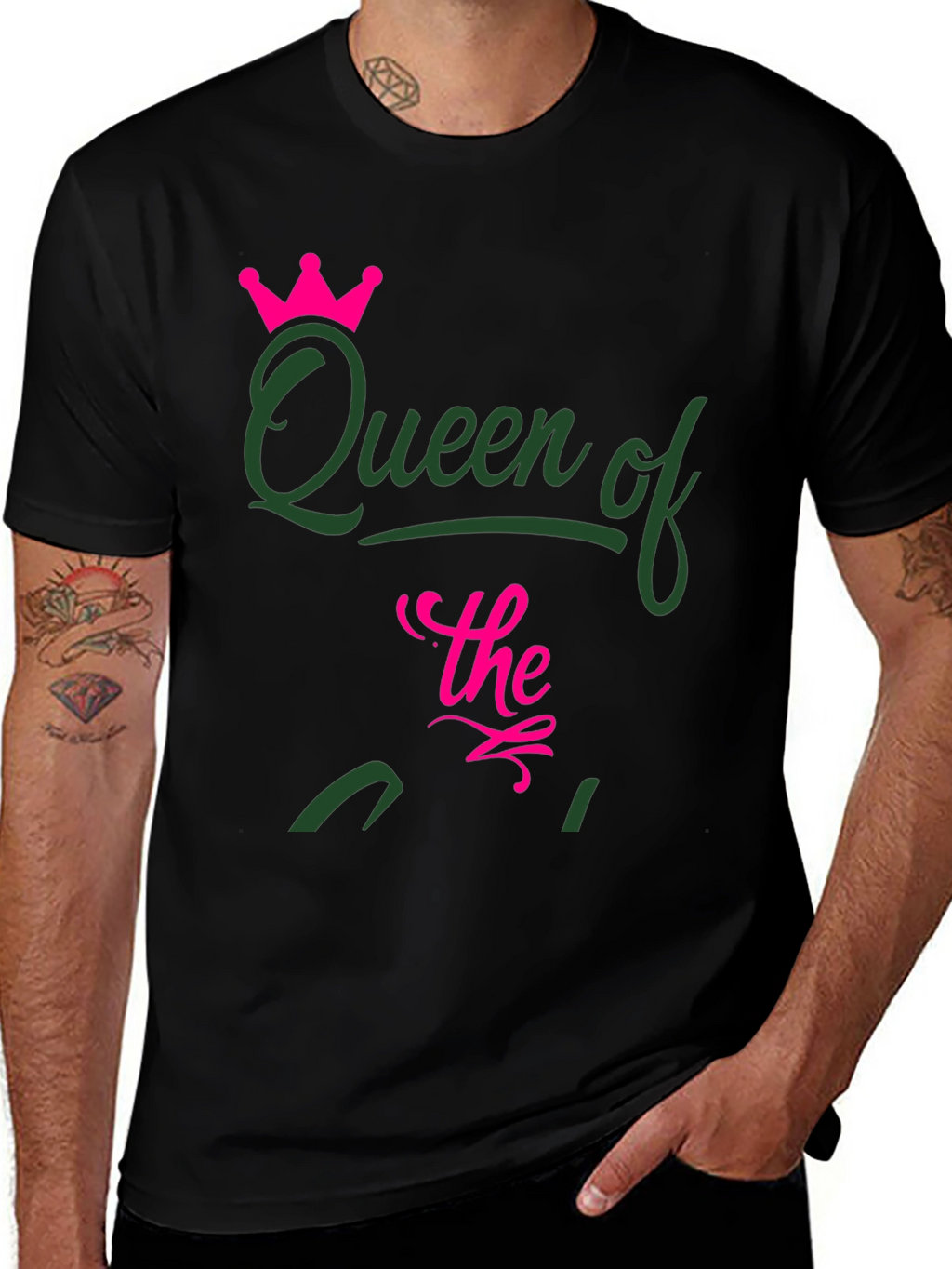 Queen of the Grill Black T-Shirt