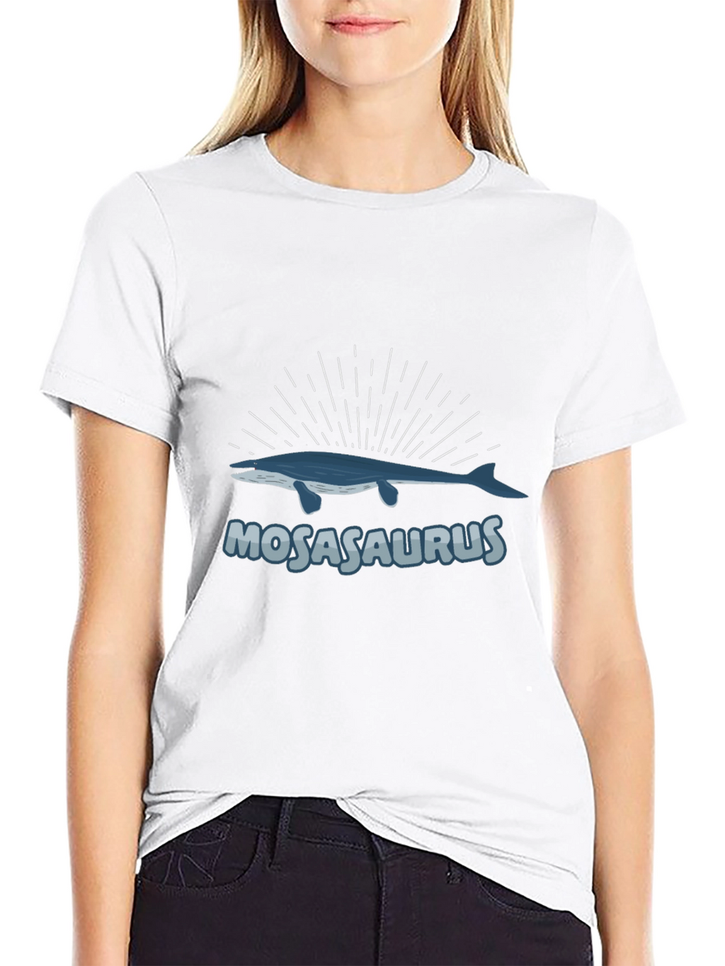 Mosasaurus Graphic Tee - Black