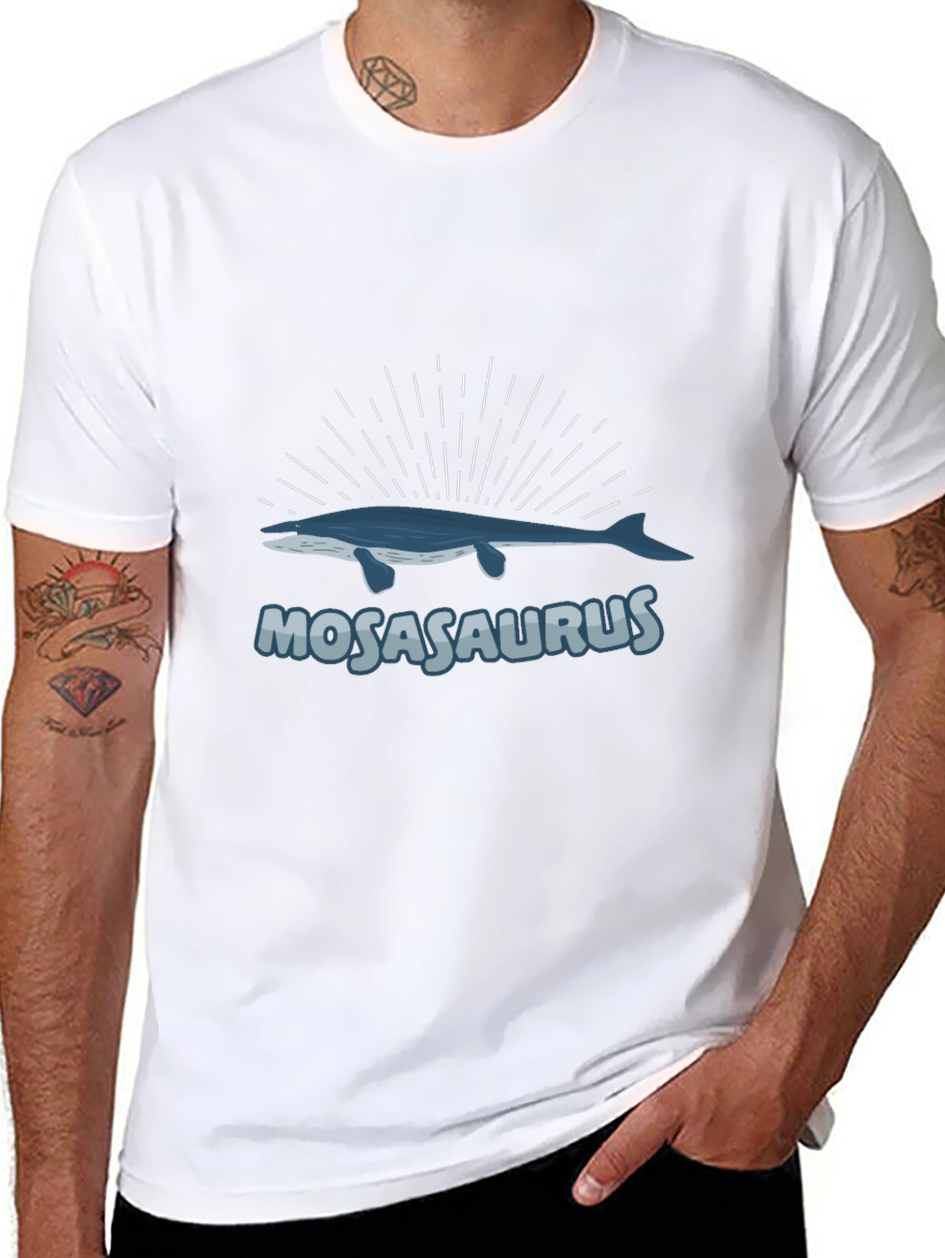 Mosasaurus Graphic Tee - Black