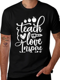 Teach Love Inspire Black T-Shirt