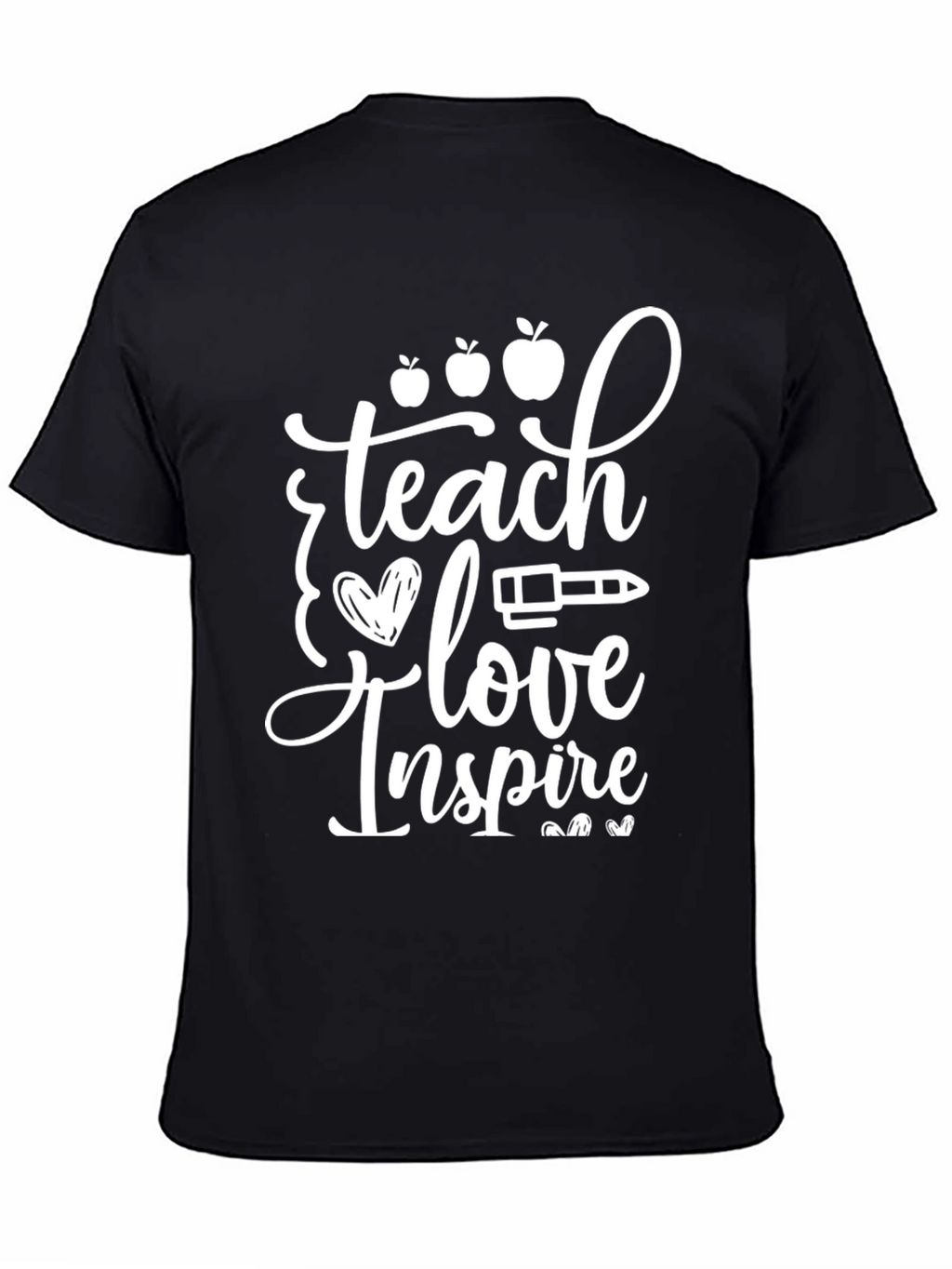Teach Love Inspire Black T-Shirt
