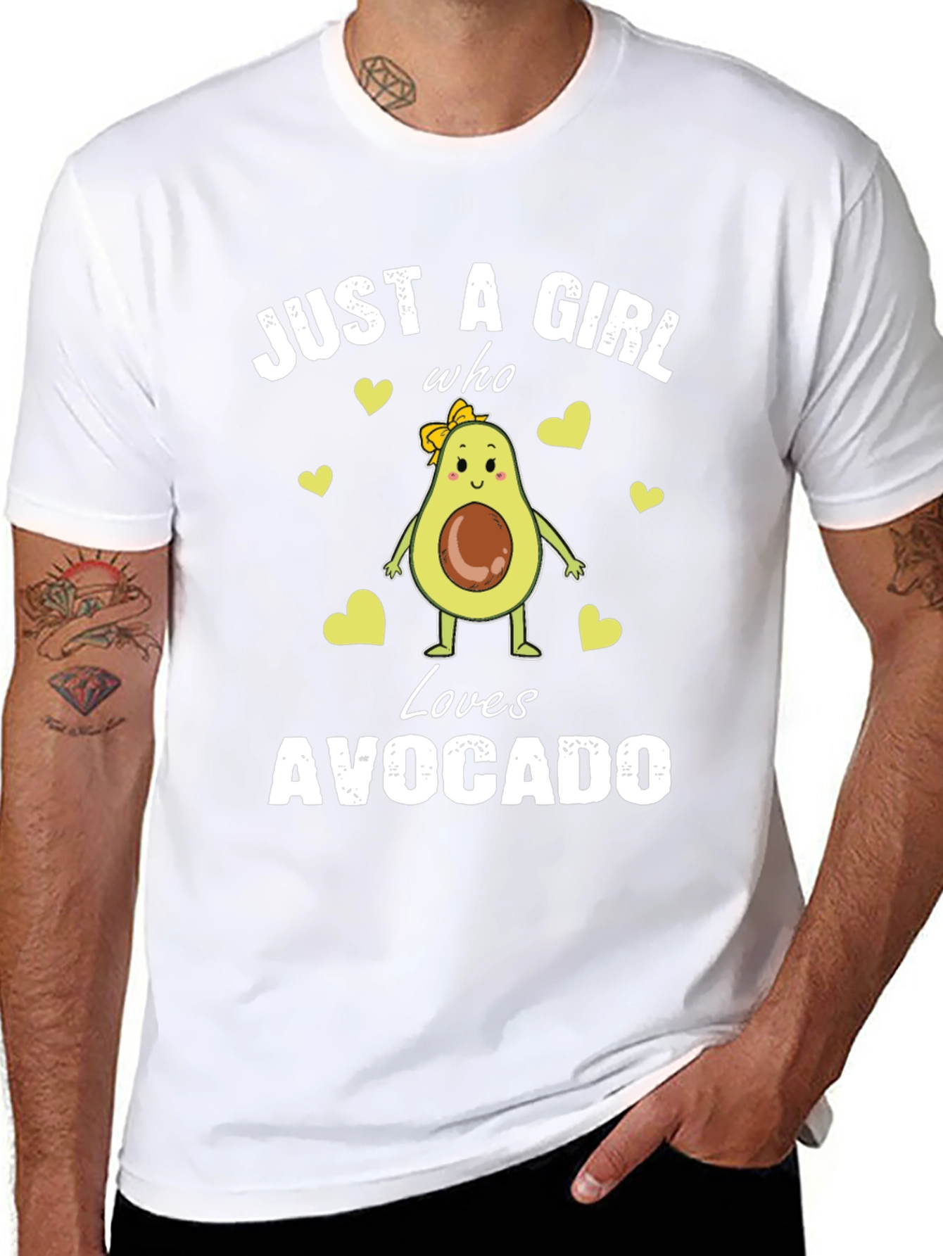 Just a Girl Who Loves Avocado T-Shirt