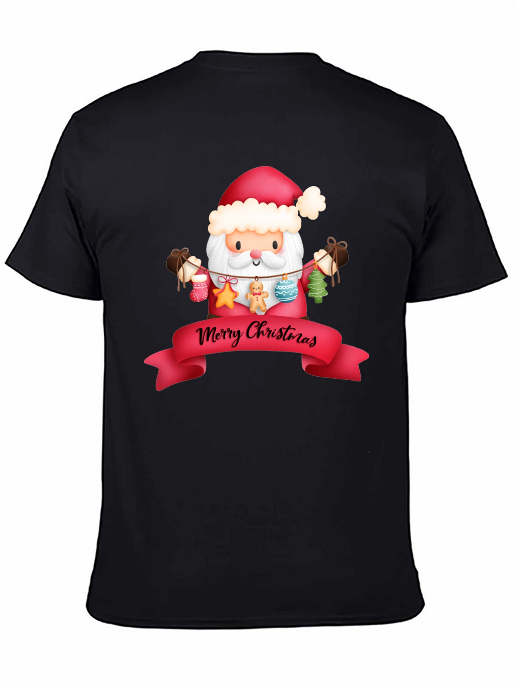 Merry Christmas Santa Graphic T-Shirt