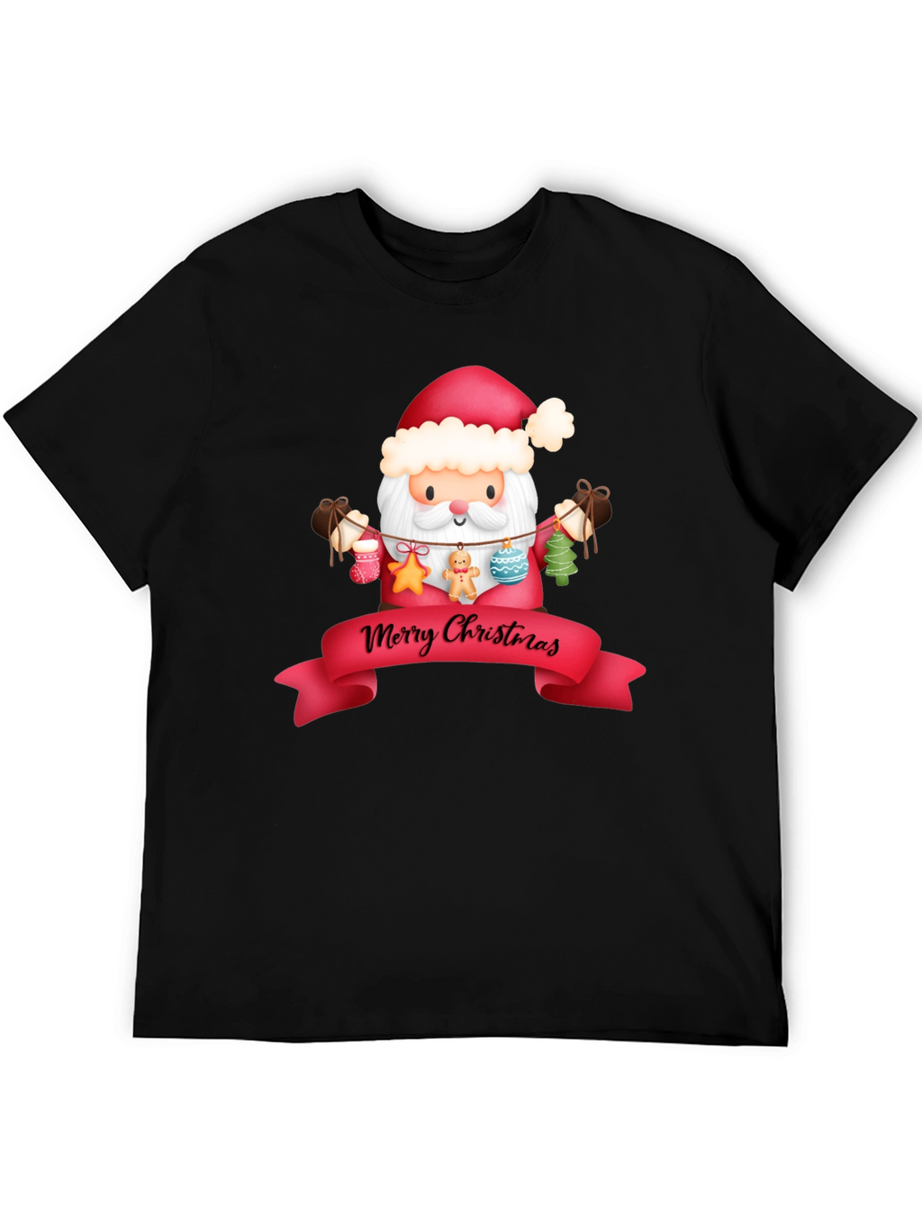 Merry Christmas Santa Graphic T-Shirt
