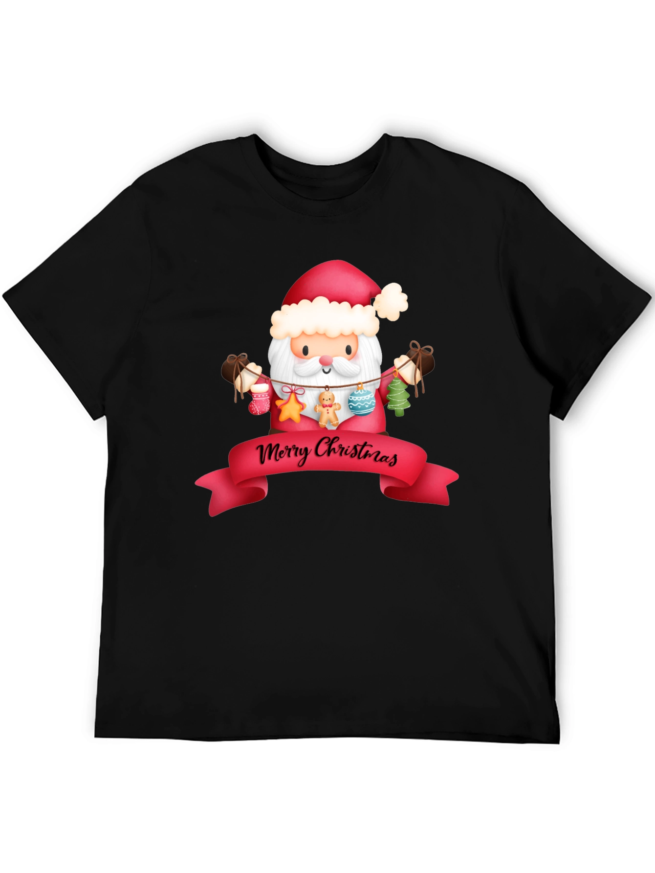 Merry Christmas Santa Graphic T-Shirt