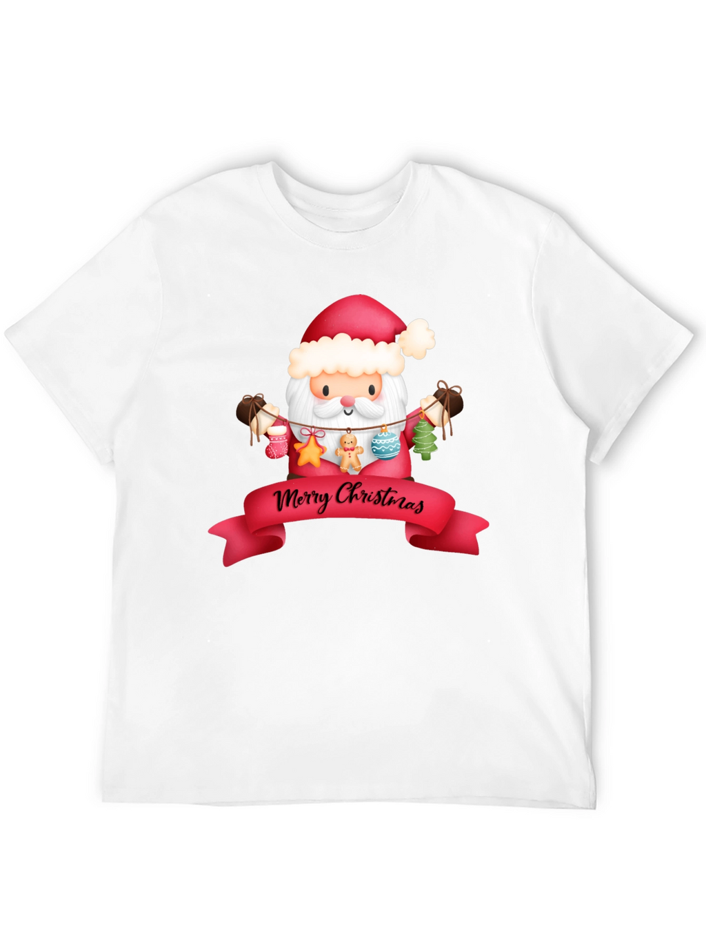 Merry Christmas Santa Graphic T-Shirt