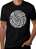 Volleyball Word Art Graphic T-Shirt