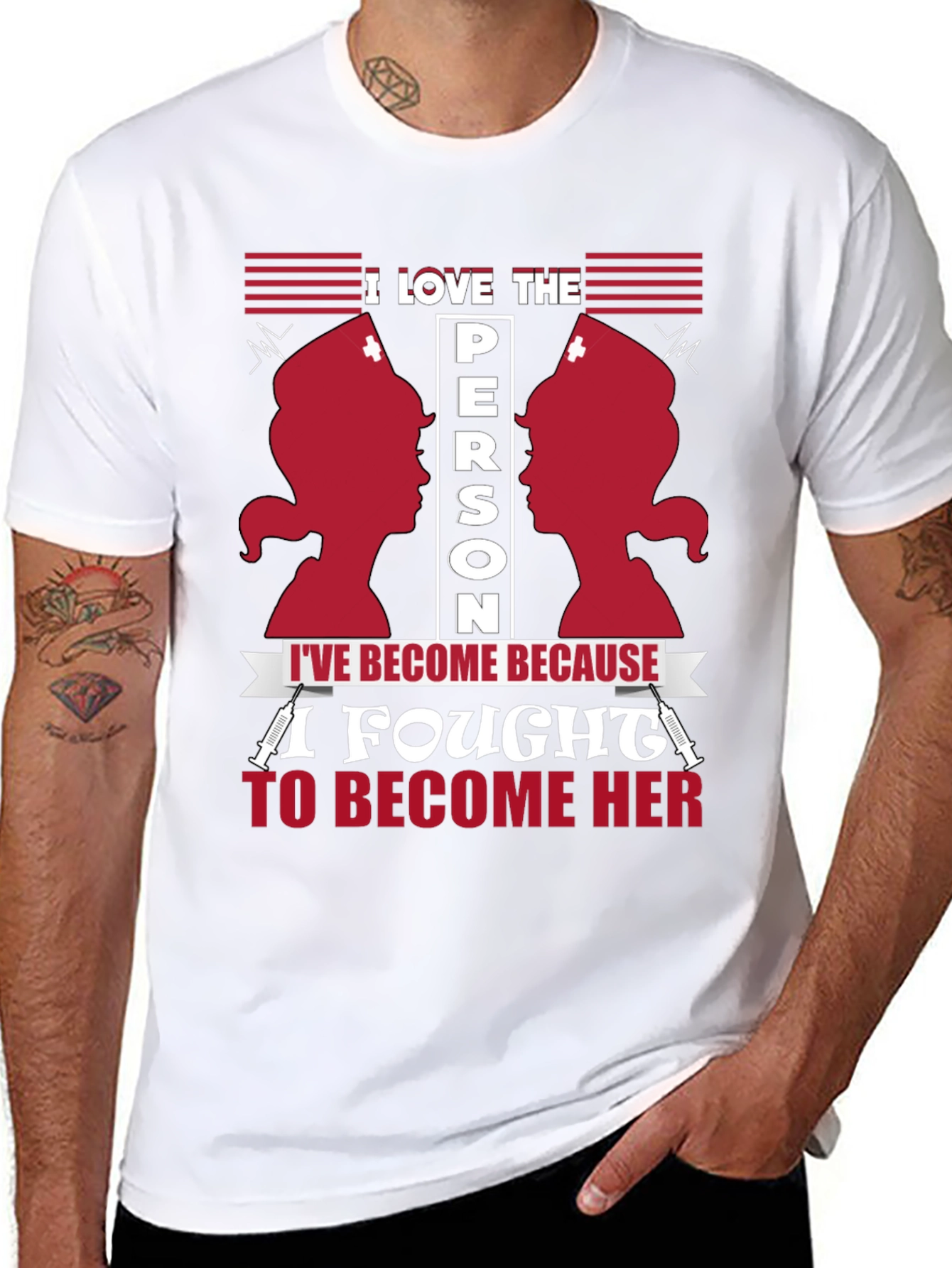 I Love The Person Ive Become Nurse T-Shirt