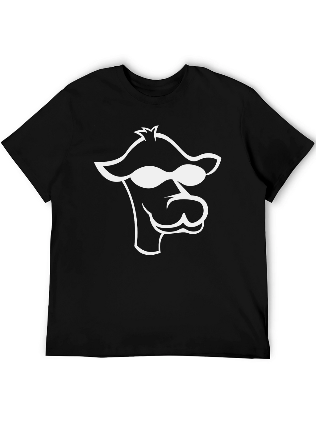 Cool Camel Graphic Tee - Black Cotton T-Shirt