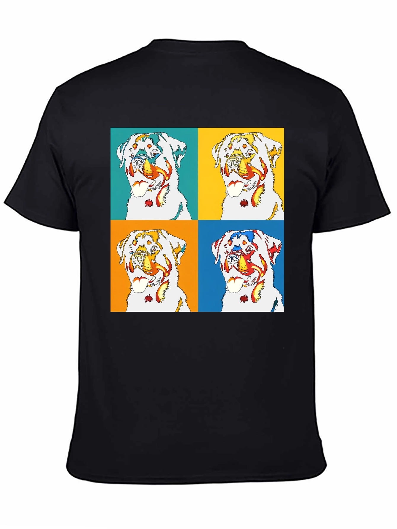 Rottweiler Pop Art T-Shirt - Bold Graphic Tee