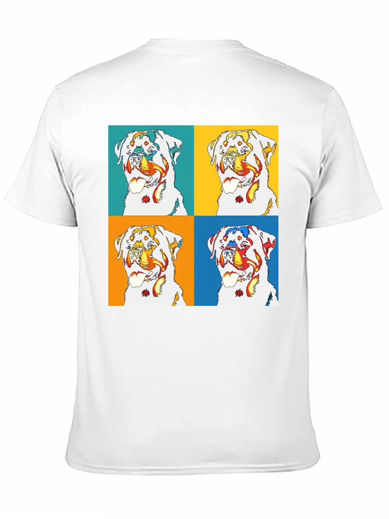 Rottweiler Pop Art T-Shirt - Bold Graphic Tee