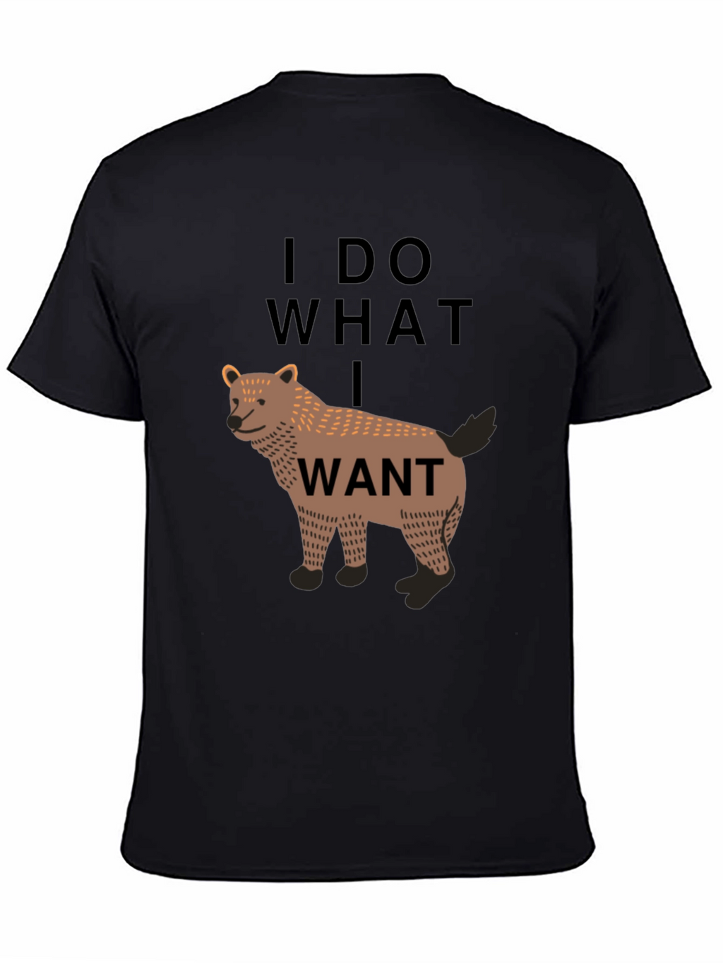 I Do What I Want Wolf Graphic Tee