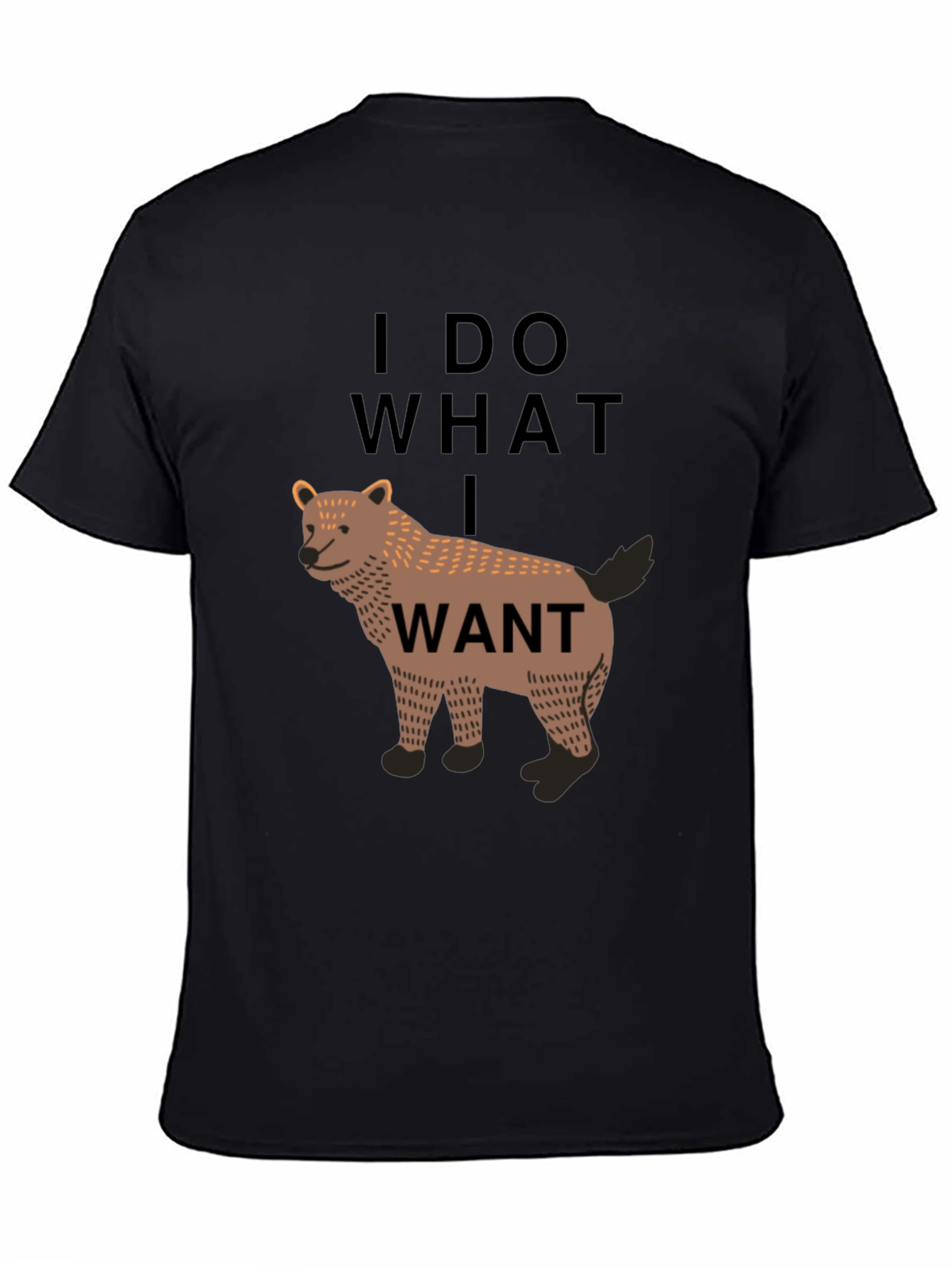 I Do What I Want Wolf Graphic Tee