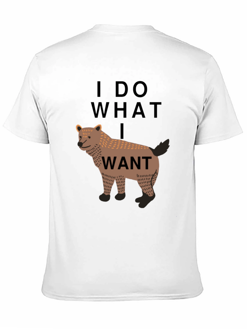 I Do What I Want Wolf Graphic Tee