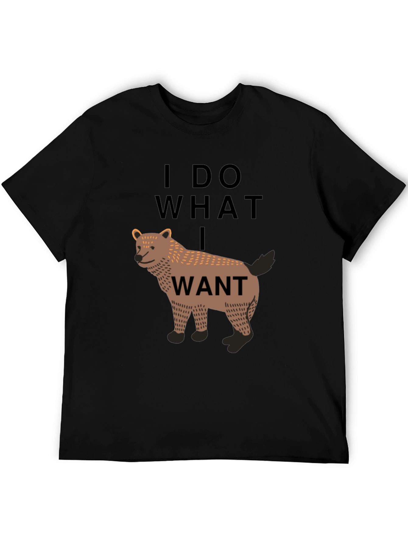 I Do What I Want Wolf Graphic Tee