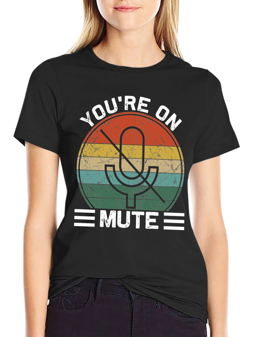 Youre On Mute T-Shirt Funny Retro Design