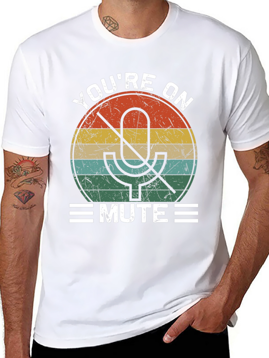 Youre On Mute T-Shirt Funny Retro Design