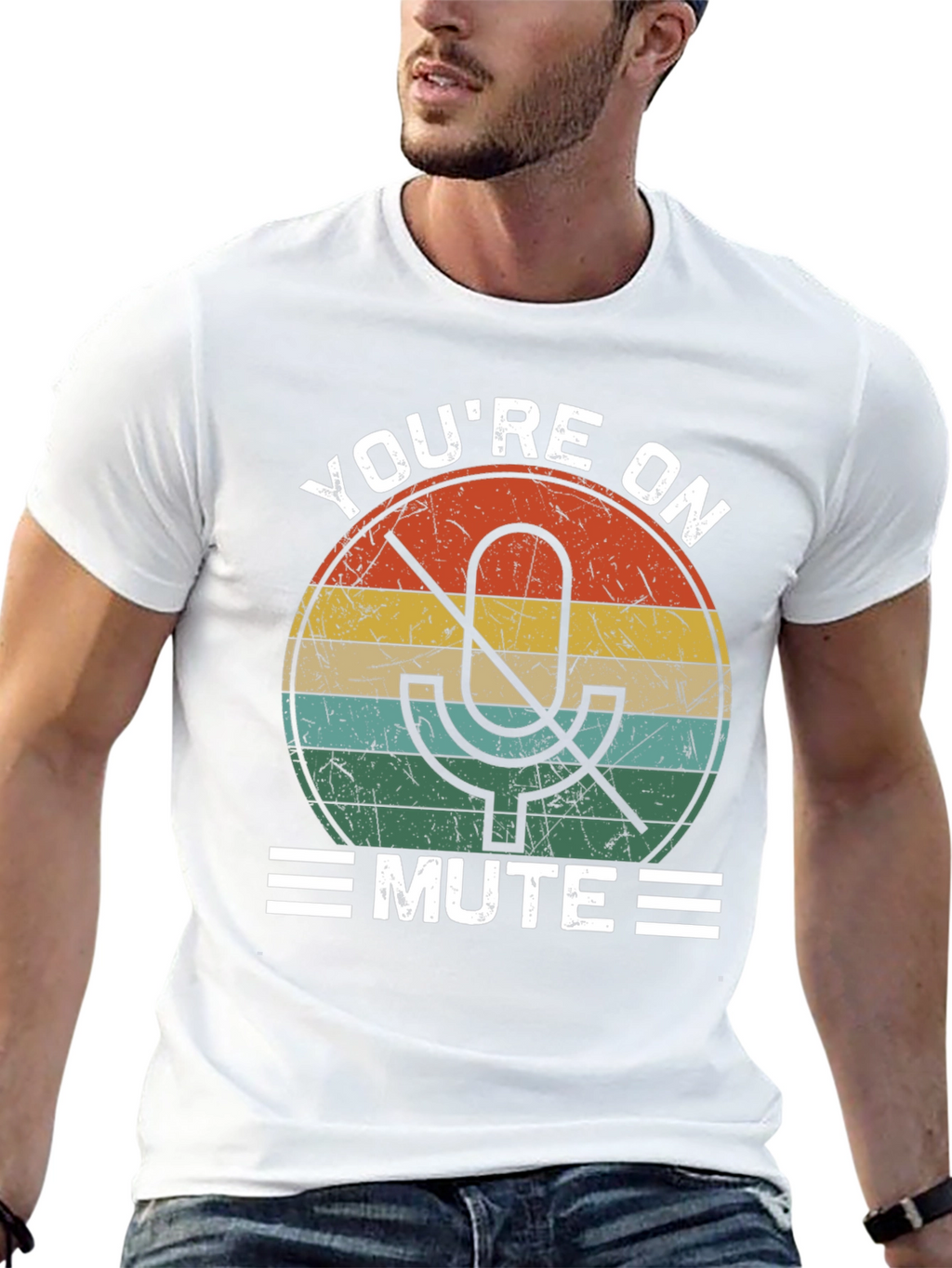 Youre On Mute T-Shirt Funny Retro Design
