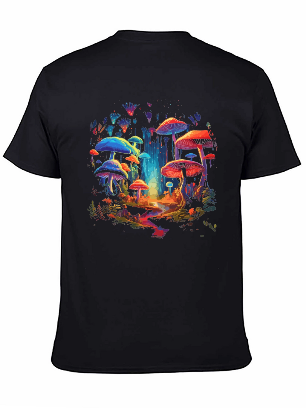 Psychedelic Mushroom T-Shirt - Vibrant Graphic Tee