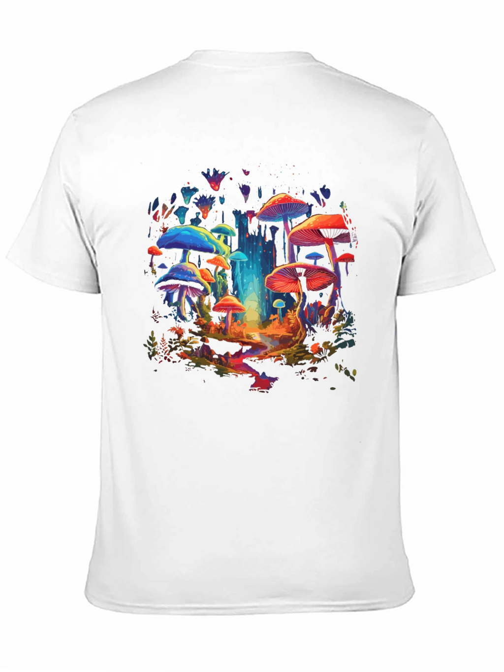 Psychedelic Mushroom T-Shirt - Vibrant Graphic Tee