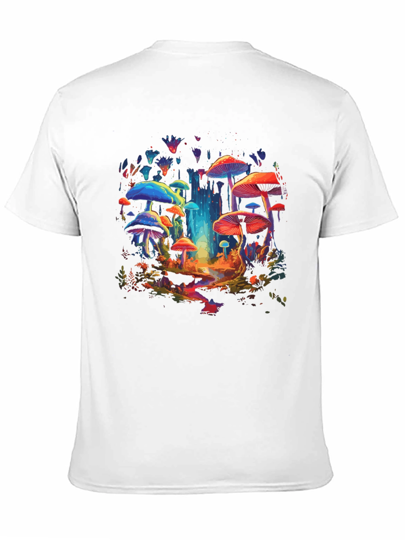 Psychedelic Mushroom T-Shirt - Vibrant Graphic Tee