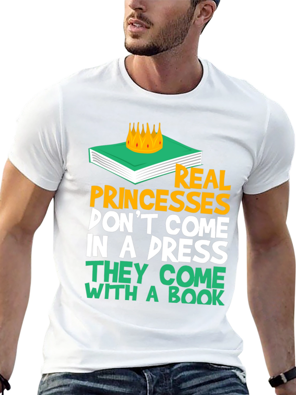 Real Princesses Come With A Book T-Shirt