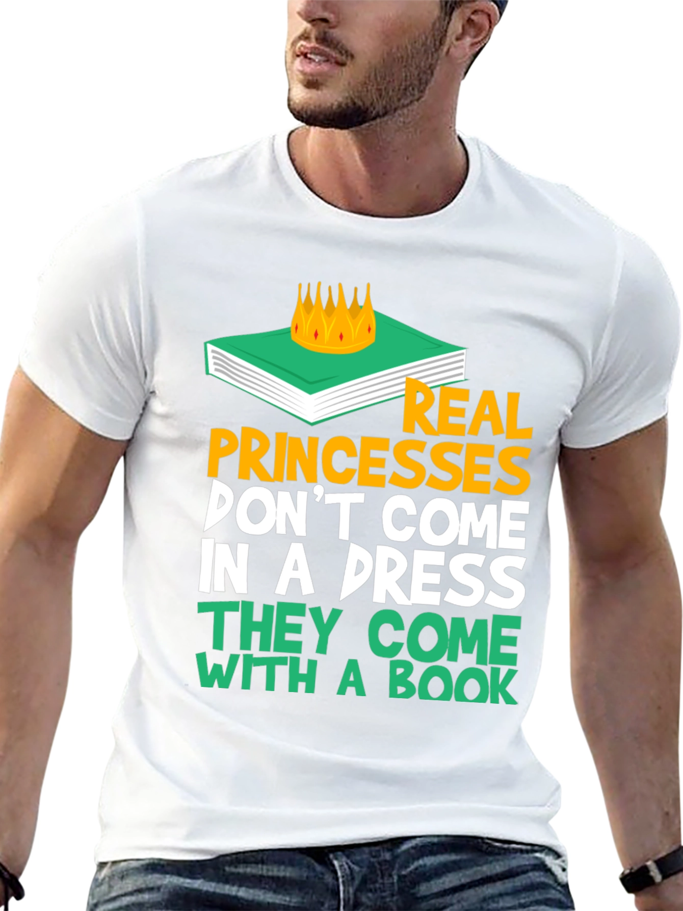 Real Princesses Come With A Book T-Shirt