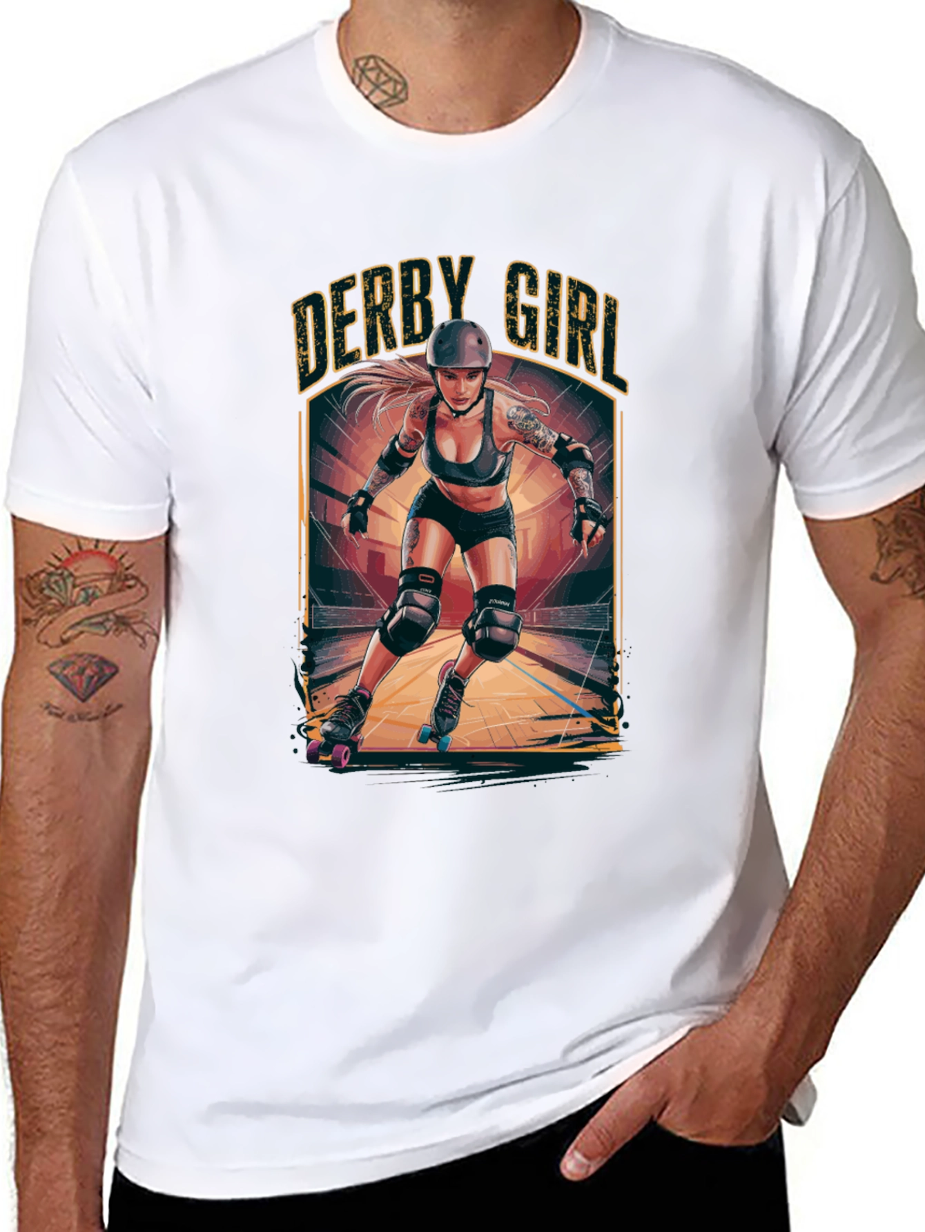 Derby Girl T-Shirt - Roller Derby Graphic Tee