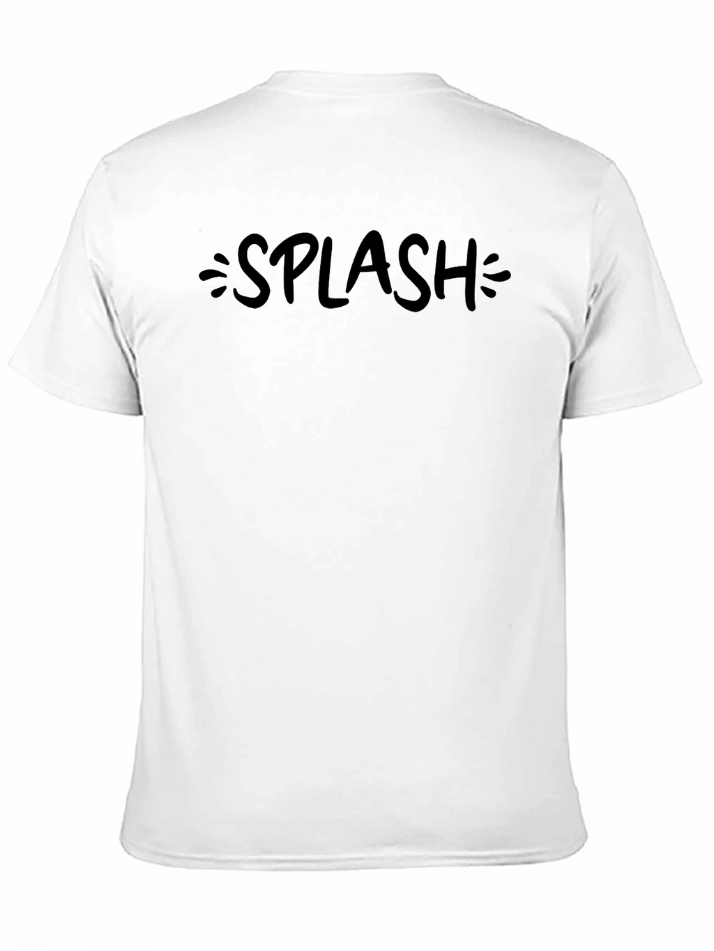 Splash Graphic Tee - Casual Style Soft Cotton Blend