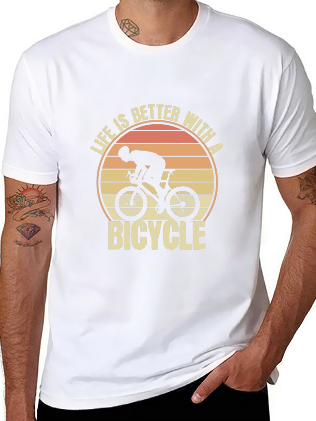 Life is Better With a Bicycle T-Shirt